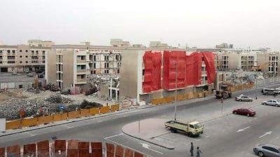 The demolition of Rashid Colony, also known as the 7,000 buildings in Karama. Jeffrey E Biteng / The National