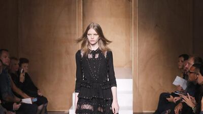 Givenchy's Spring / Summer 2015 ready-to-wear fashion collection. AP