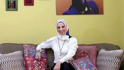 Zeina Abou Chaaban founded Palestyle to employ Palestinian refugee women in the production of handbags, dresses and abayas. Jeffrey E Biteng / The National