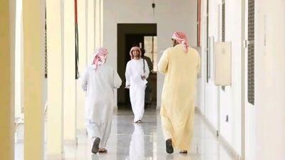 Al Ain, 11th January 2012. Falaz Haza campus which houses the Faculty of Humanities and Social Sciences and Faculty of Sciences for male. ( Jeffrey E Biteng / The National ) UAE university