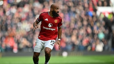 Manchester United's Bryan Mbeumo at Old Trafford. AFP