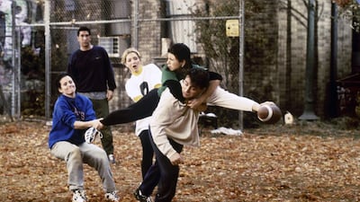 A scene from 'Friends' episode 6, 'The One with the Football'. NBCU Photo Bank