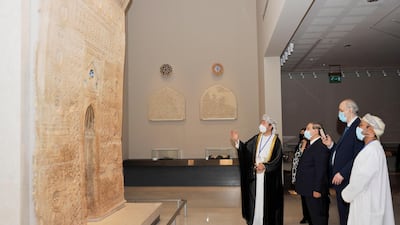 Syrian Foreign Minister Faisal Mekdad visits National Museum in Muscat. Oman News Agency