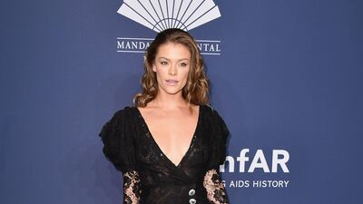 Nina Agdal attends the Amfar Gala New York Aids research benefit at Cipriani Wall Street on February 5, 2020. AFP