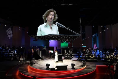 Azoulay says the impact of creative industries has been severely under-evaluated. Photo: Pawan Singh/The National