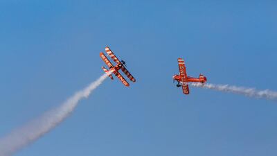 They also performed over the Dubai beachfront last year. Victor Besa for The National