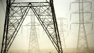 Kuwait's electricity and water network remains stable, despite the latest Iranian strike. Andrew Henderson / The National