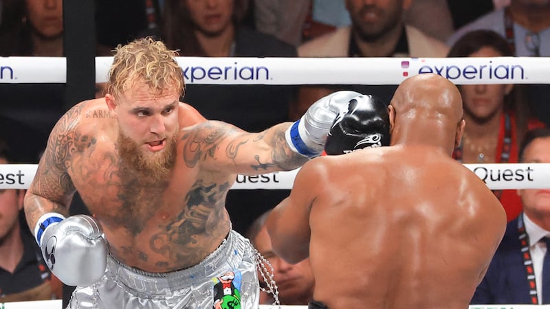 Jake Paul defeated Mike Tyson by unanimous decision. AFP