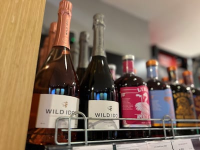 Wild Idol, which is available in white and rosé, on sale in Dubai. The National