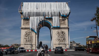 The Arc de Triomphe project, involving the most visited monument in Paris, which looms over one end of the Champs-Elysees, will still allow tourists to visit the site and its panoramic terrace. Getty Images