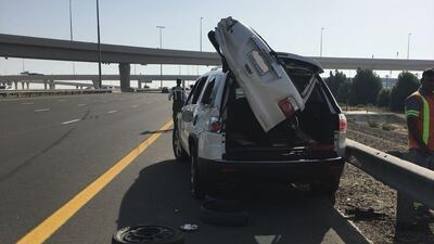A man died after being hit by a pickup truck on Sheikh Zayed Road in Dubai on Sunday
