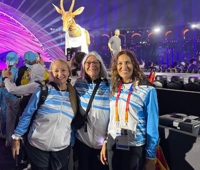 From left: Adriana Quiroga, Monica Vargas and Maria Gamazo. Photo: Natalia Sanz