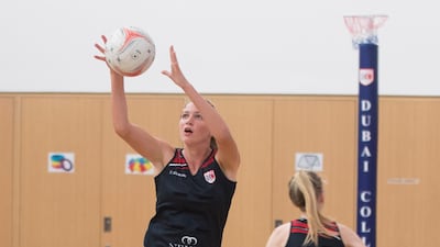 Dubai College players during training.