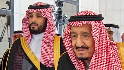Saudi Arabia's King Salman with Crown Prince Mohammed, who is steering a raft of well-received reforms in the kingdom. AFP