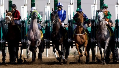 Friday's meet at Jebel Ali Race Course is going ahead but fans will not be able to attend. Jeff Topping / The National