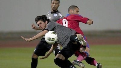 Both Al Shaab (in red) and Al Dhafra will play in the Pro League this season.