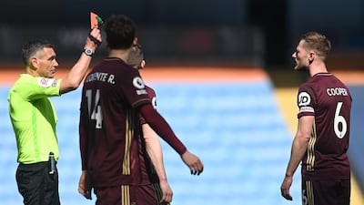 Liam Cooper - 4. Made a great block to deny Torres, but got himself sent off for serious foul play on Jesus. Getty