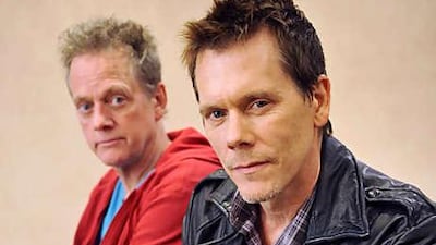 Kevin Bacon, right, and his brother, Michael, have released their sixth album as part of The Bacon Brothers band, titled New Year's Day.