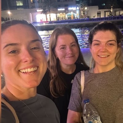 Colleagues from my first job in the UAE back in 2018 have become friends for life. Hayley Kadrou / The National