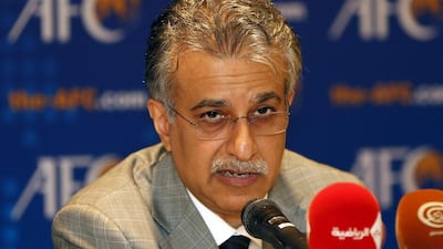 Sheikh Salman bin Ibrahim Al Khalifa of Bahrain is one of eight contenders for the post of Fifa president. Vincent Thian / AP Photo