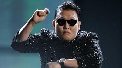 The rapper Psy's Gangnam Style clip has exceeded 805 million views on YouTube. Danny Moloshok / Reuters