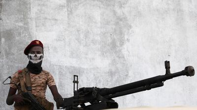 A soldier stands guard in Mukalla. AP Photo