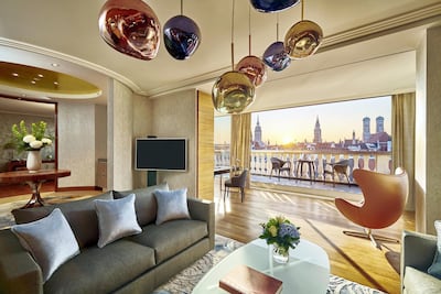 The renovated Presidential Suite at Mandarin Oriental Munich. All images courtesy Mandarin Oriental