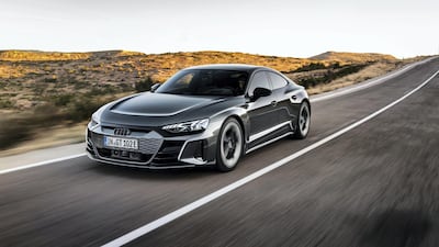 The Audi E-Tron GT, for the dad who's at once eco-conscious and tech-savvy