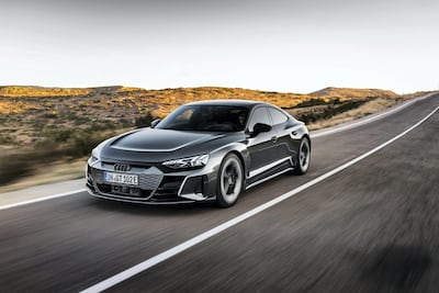 The Audi E-Tron GT, for the dad who's at once eco-conscious and tech-savvy