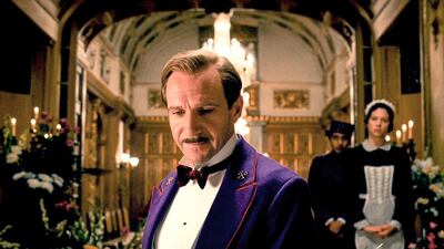 Ralph Fiennes in The Grand Budapest Hotel. Courtesy Fox Searchlight