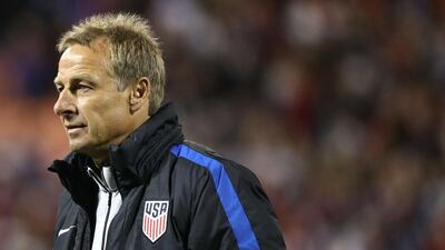 Jurgen Klinsmann was dismissed after five years in charge of the United States national football team. Patrick Smith / Getty Images / AFP