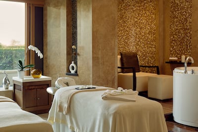 A daycation day is priced at Dh499 and includes a 60-minute massage. Photo: Melia Desert Palm