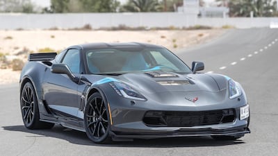The Callaway Corvette in Abu Dhabi. Antonie Robertson / The National