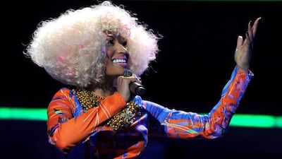 The hip-hop artist Nicki Minaj.