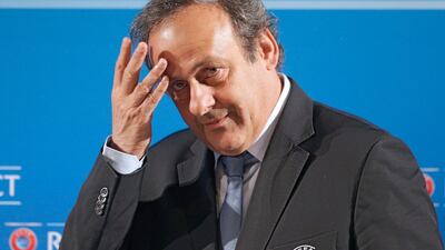 Frenchman Michel Platini was formerly head of Uefa, the European football governing body. AP Photo