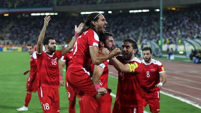 A 2-2 draw against Iran sent Syria through to a play-off against Australia to qualify for the 2018 World Cup. AP Photo