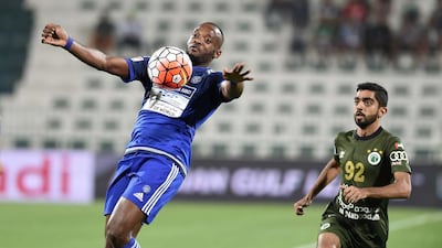 Al Nasr, in blue, could go some way to securing their passage through to the knockout rounds of the Asian Champions League with a victory in Uzbekistan against Lokomotiv. Courtesy Arshad Khan Aboobaker / AGL
