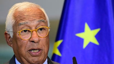 Antonio Costa, President of the European Council, says there is an opportunity for a deeper partnership between the EU and Gulf Co-operation Council. AFP
