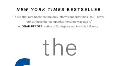 The Four: The Hidden DNA of Amazon, Apple, Facebook, and Google by Scott Galloway published by Portfolio. Courtesy Penguin Random House