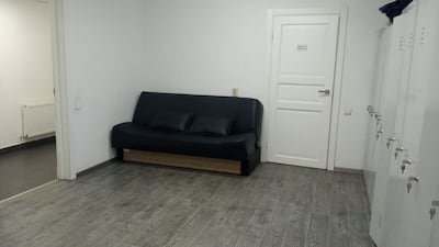 A bomb shelter recently built at the site of Mr Pal's Ukrainian seafood company. Photo: Nitesh Pal