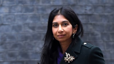 British Home Secretary Suella Braverman. EPA