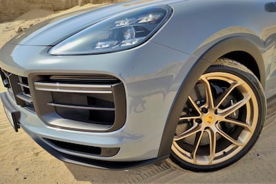 The car is fitted with bespoke tyres. Photo: Gautam Sharma