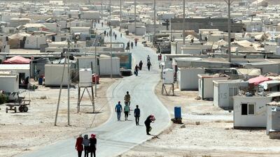 Zaatari camp was set up for Syrian refugees four years ago. Khalil Mazraawi / AFP