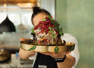 A dish by Baron restaurant at Expo 2020. Photo: Baron restaurant