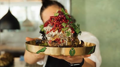 One of the signature dishes at Baron restaurant - the roasted cauliflower.