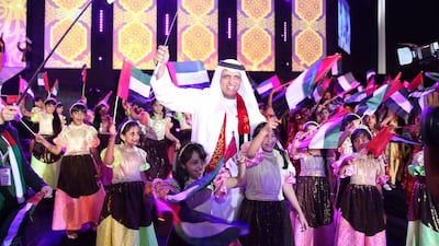Sheikh Saud bin Saqr Al Qasimi, Ruler of Ras Al Khaimah, attends National Day celebrations. Wam