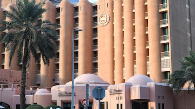 Sheraton Abu Dhabi opened on December 10, 1979. A sign outside the hotel on the Corniche celebrates that date forty years on. Khushnum Bhandari for The National