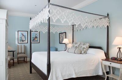 A room at the Fulton Lane Inn, Charleston, USA. Courtesy Charming Inns