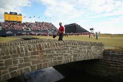 Tiger Woods made a brilliant career comeback at the 147th British Open at Carnoustie. Francois Nel / Getty Images