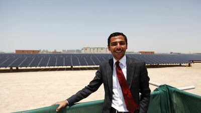Sami Khoreibi, CEO of Enviromena at Masdar City in Abu Dhabi. Christopher Pike / The National